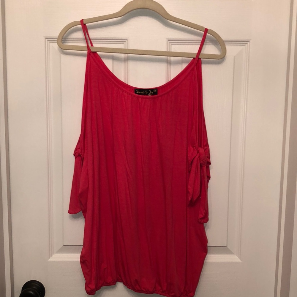 James and Joy cold shoulder bubble hem. Medium